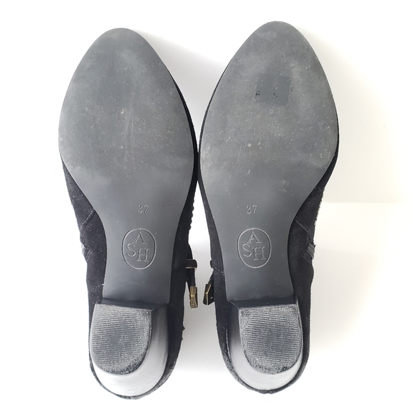 Ash Joyce Suede Studded Booties Size 7 - Picture 10 of 12